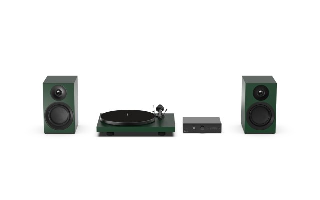 Cas E Satin Fir Green Front